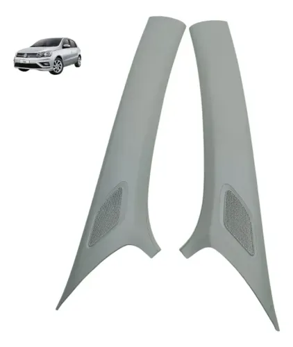 Par Moldura Coluna Para-brisa Volkswagen Gol G8 2018 a 2023 seminovo original