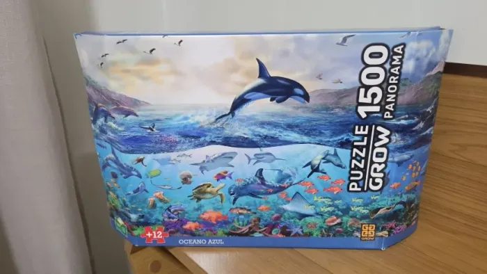 Quebra-Cabeça Grow Panorama 1500 Peças Oceano Azul Lindo