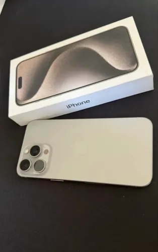 iphone 15 Pro Max Natural Titanium 