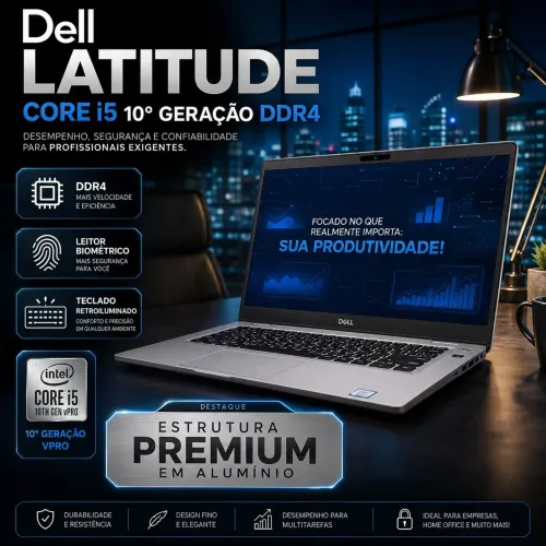 Notebook Dell Latitude alumínio Core i5 (A pronta entrega)