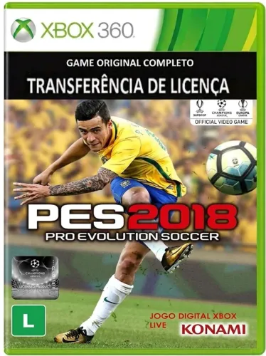 PES 2018 Xbox 360 - Jogo Original
