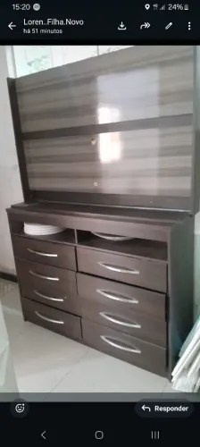 Painel e cômoda 
