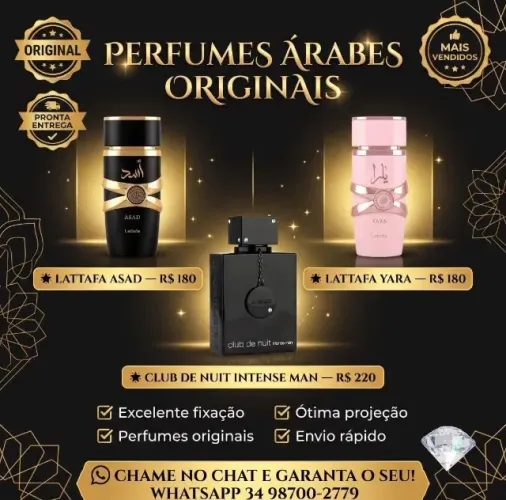 PERFUMES ÁRABES | ORIGINAIS