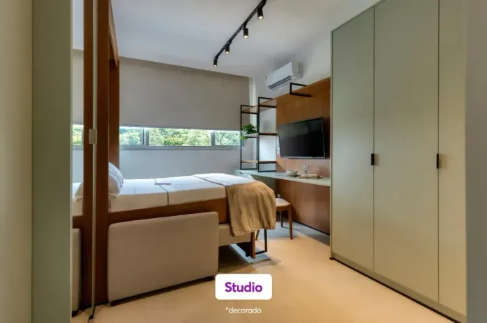 Studio 1 quarto Mobiliado - fácil acesso a UFGM - Pampulha - Belo Horizonte