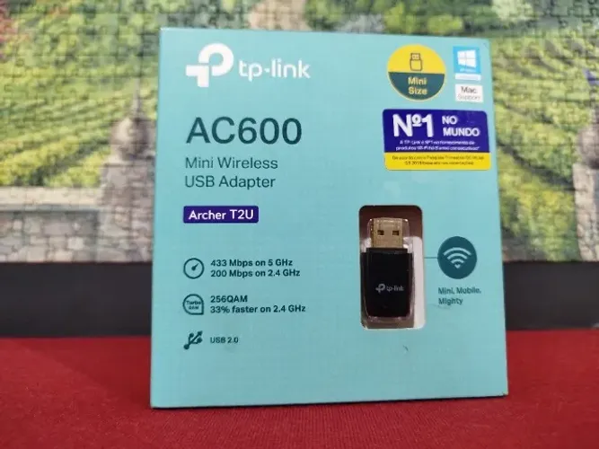 TP-Link Archer Ac600 - Adaptador Wi-Fi USB de banda dupla - Novo na Caixa