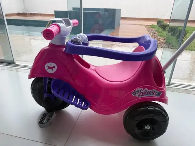 Triciclo Infantil Motoca Lelecita Rosa Calesita