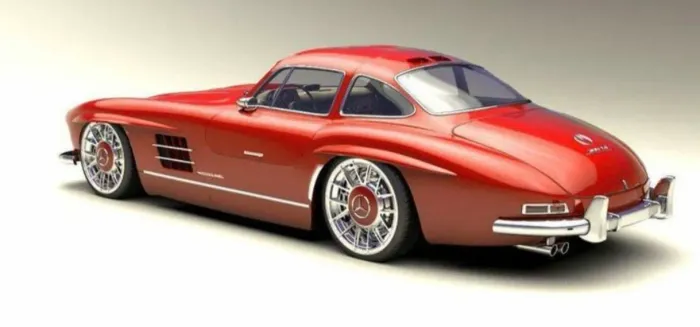 Vendo protótipo de Mercedes 300sl asa de gaivota 