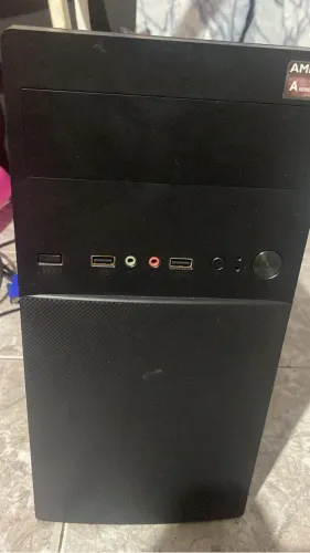 Gabinete+fonte de alimentação+placa-mae + processador+ cooler