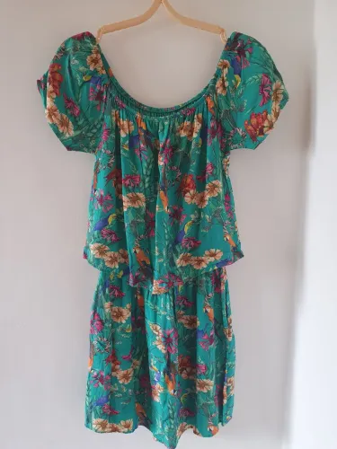 Vestido floral ciganinha