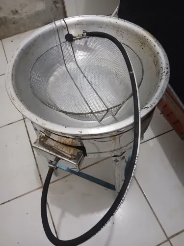 Fritadeira para pastel e batata