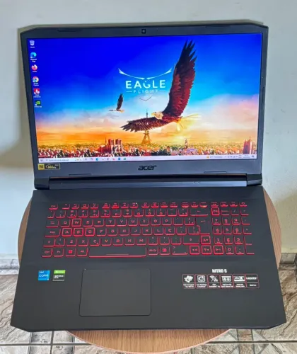Notebook Gamer Acer Nitro 5 - i5 de 11 Ger.- Mem. de 16GB - SSD 240gb + Hd - GTX 1650 - 17