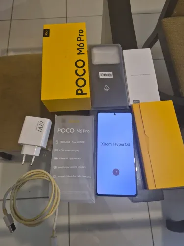 Xiaomi Poco M6 Pro 512GB e 12GB de RAM.Tela Amoled 120HZ.