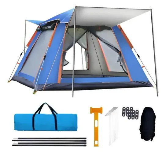 Barraca Camping Automática. 3 a 5 Pessoas. Impermeável. 