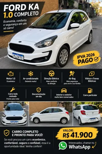 Ford KA 1.0 Se/se Plus Tivct Flex 5P 2019