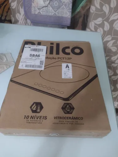 Fogão de indução sem novo Philco.