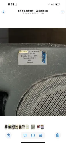 Secador e soprador profissional de cães 