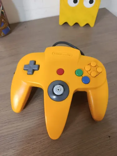 controle nintendo 64 amarelo original