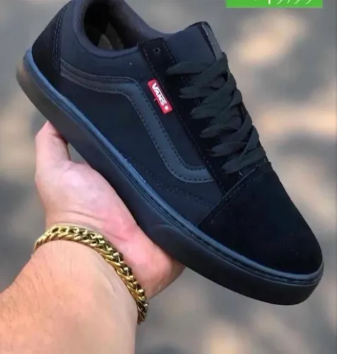 Tênis todo preto vans a pronta entrega 