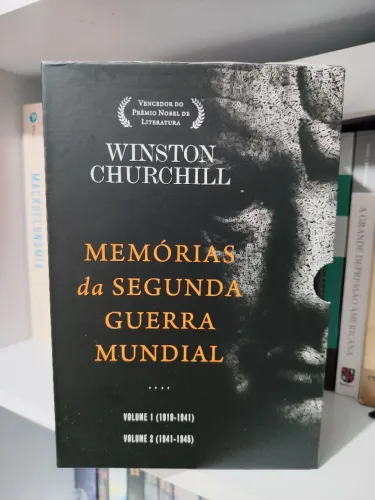 Box Winston Churchill memórias de segunda guerra Mundial vol 1 e 2