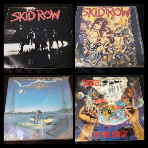 LOTE VINIL SKIDROW JORNEY TRASH METAL