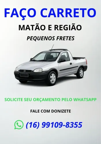 Carreto em Matão e região 