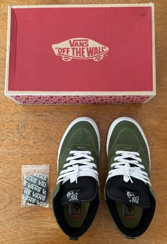 Vans Half Cab Verde Camurça PopCush BR 44 Usado 1x