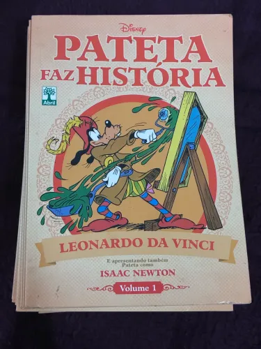 Coleção Completa Pateta Faz História - 20 Volumes - Editora Abril