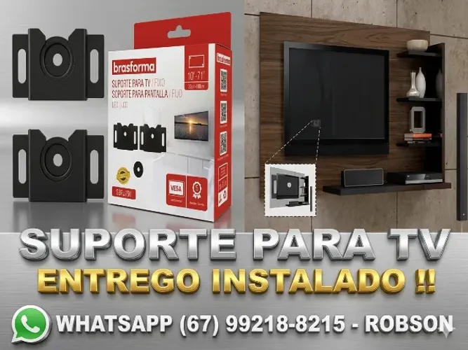 Suporte para TV Entrega e instalação