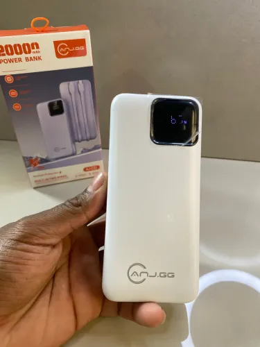 Carregador Portátil Power Bank Anj.gg 20.000mAh - Novo na caixa!