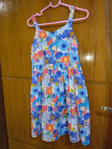 Lote 3 Vestidos infantis alphabeto 4 anos