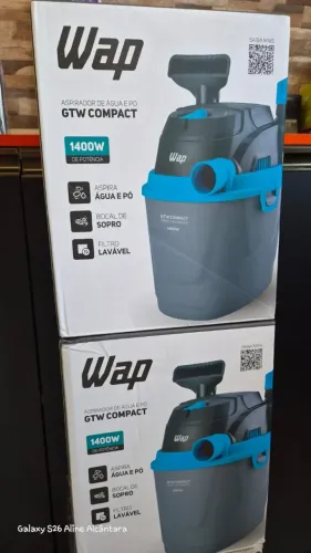 Aspirador De Pó E Líquido Portátil Wap Gtw Compact 1400w 5,5L 220V