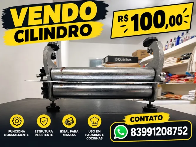 Cilindro de fazer massa de pastel