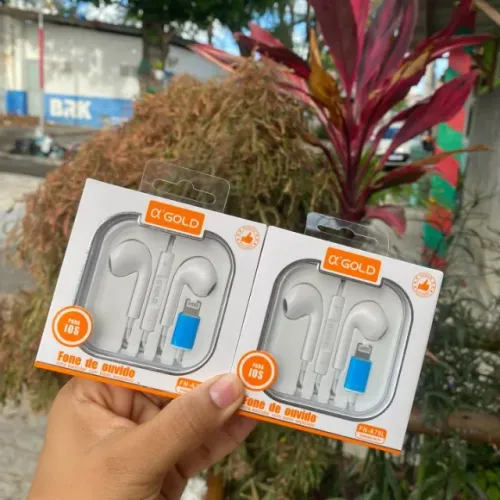 Fone de ouvido com fio para iPhone ?