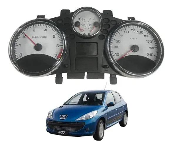 Painel Instrumentos Peugeot 207 Xline 1.4 2011 2012 Manual Peça 1