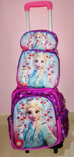 Mochila escolar da Frozen
