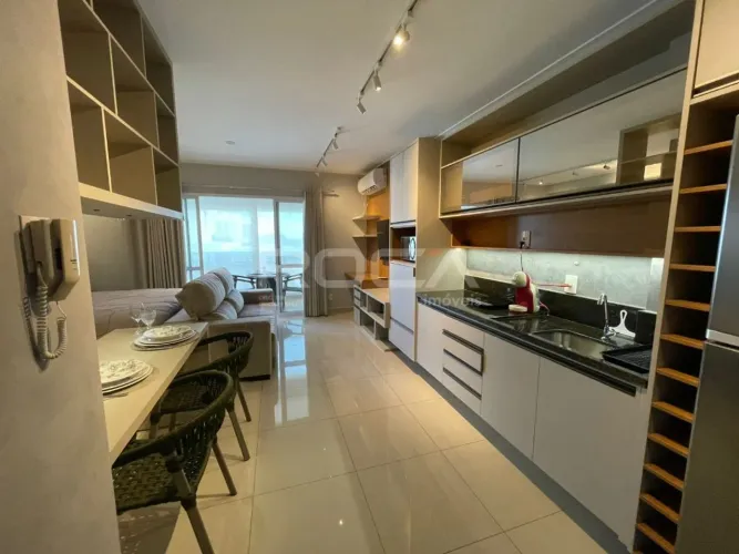 Apartamento Flat Mobiliado para Alugar no bairro Jardim Botânico, em Ribeirão Preto.