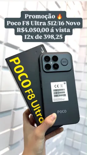 POCO F8 ULTRA 512GB 16RAM NOVO LACRADO