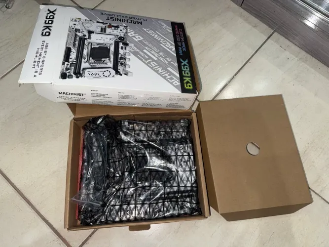 Placa mãe x99 k9 para xeon nova, sem uso machnist