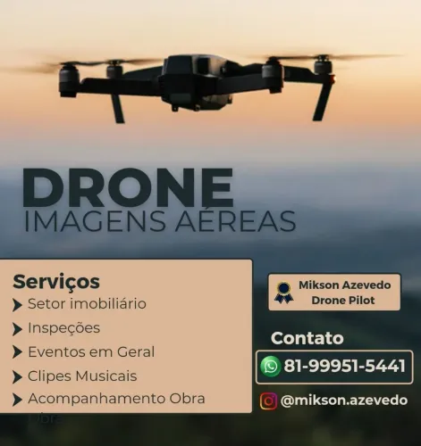 Imagens com Drone