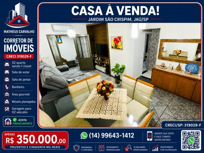 Casa a Venda Jardim São Crispim