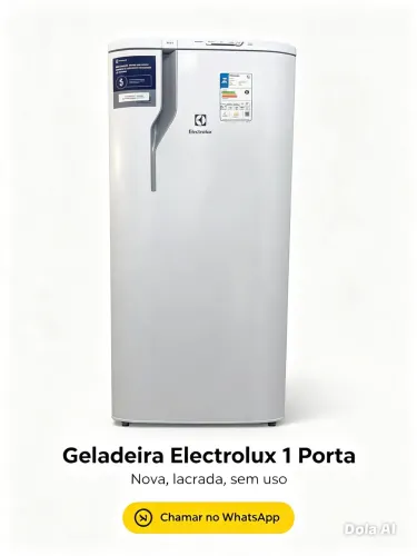 GELADEIRA NOVA - APENAS 1 MÊS DE USO