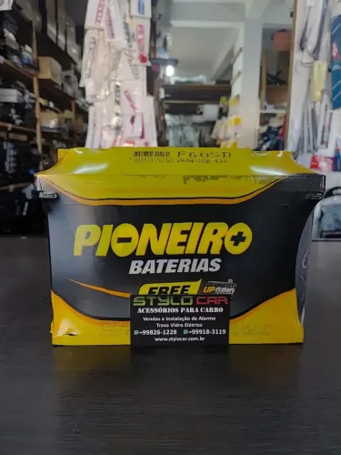 BATERIA PIONEIRO NOVA DE 60AH POR R$318,00 (A BASE DE TROCA)