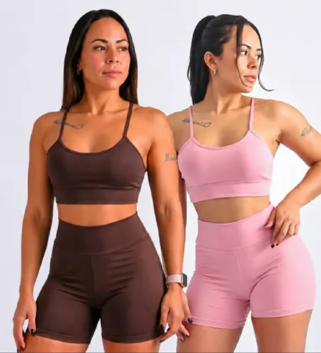 KIT 2 CONJUNTOS DE ACADEMIA