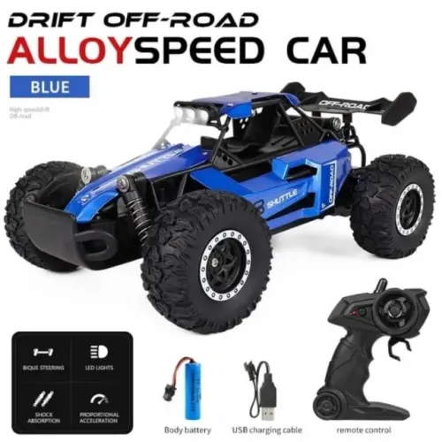 Carrinho RC Off Road Controle Remoto Com Luz Dianteira Entregamos