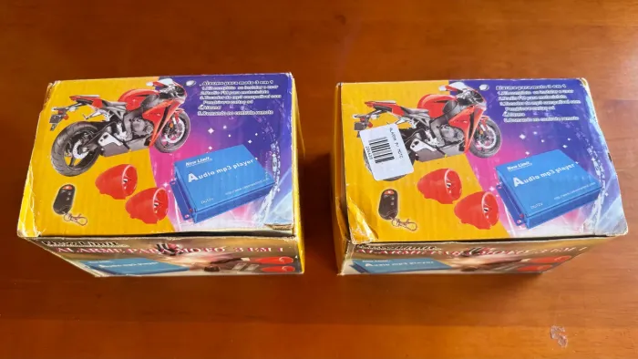 Alarme para moto 3 em 1 + MP3