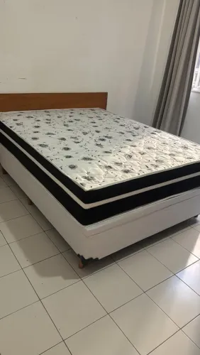 Cama Box Baú + Colchão com Pillow Top (Apenas 7 Meses de Uso + Nota Fiscal!