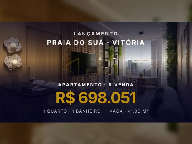 Praia do Suá: Apartamento moderno com piscina e espaço gourmet à sua espera!