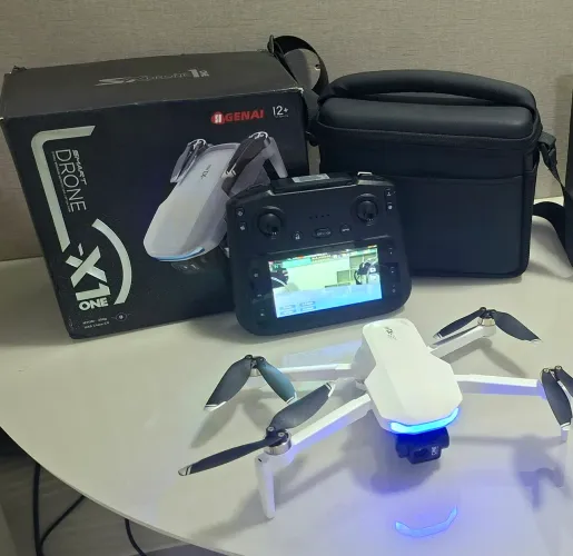 Drone SX1 Usado Com Gimbal 3 Eixos, GPS E Controle Com Tela