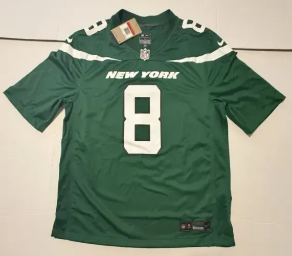 jersey nfl jets aaron rodgers #8 nike game