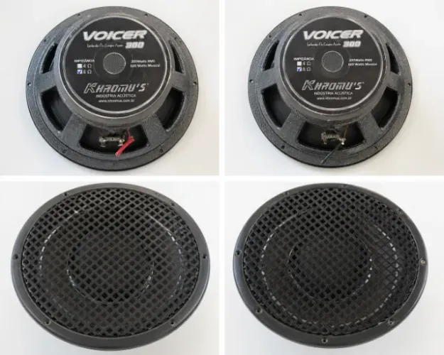 Par Alto-Falantes 15 POLEGADAS Khromus Voicer 300W RMS 8 Ohms